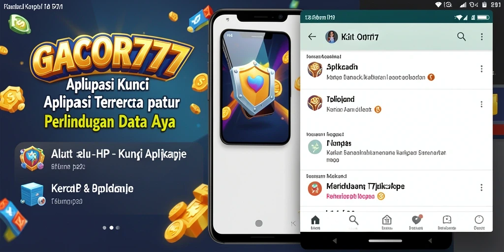 Antarmuka GACOR777 menampilkan fitur perlindungan aplikasi yang efektif.