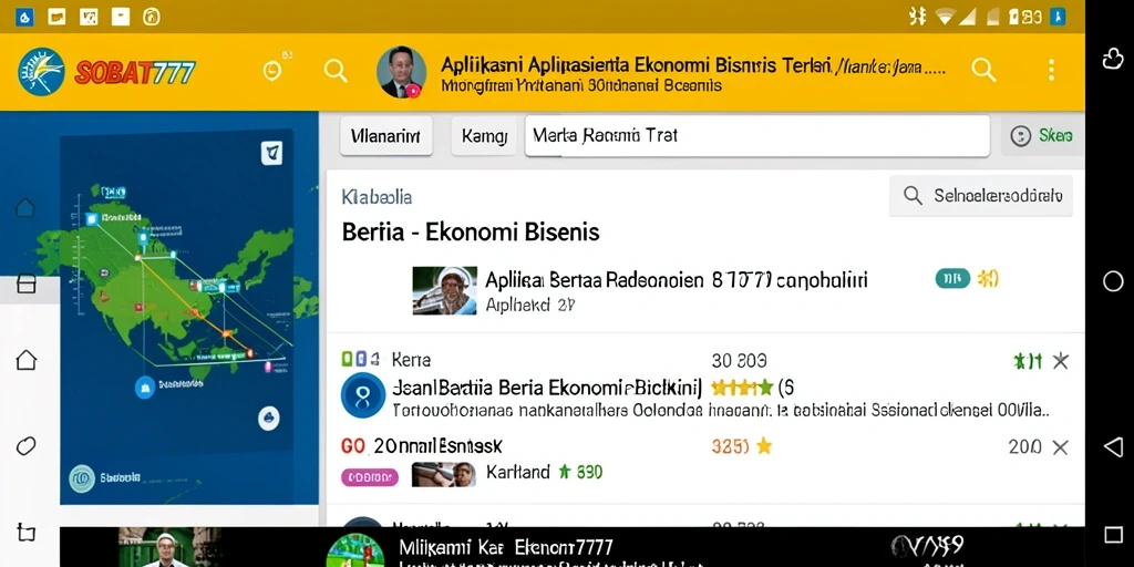 Antarmuka SOBAT777 menampilkan berita ekonomi terbaru dengan jelas.